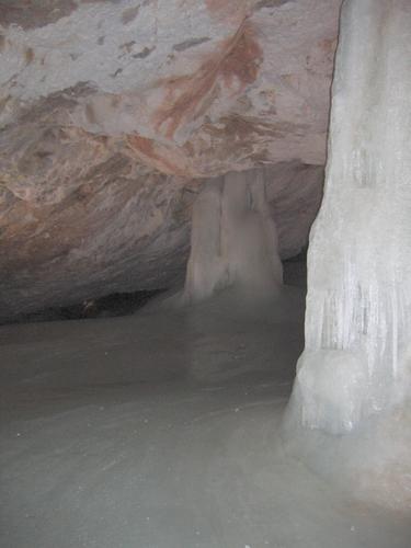 Dobsinska Ice Cave in Slovakia
