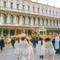 Piazza San Marco Procuratie Nuove in Piazza San Marco%2C Venice during carnival Feb 1993 St Mark's Square in Venice, Italy