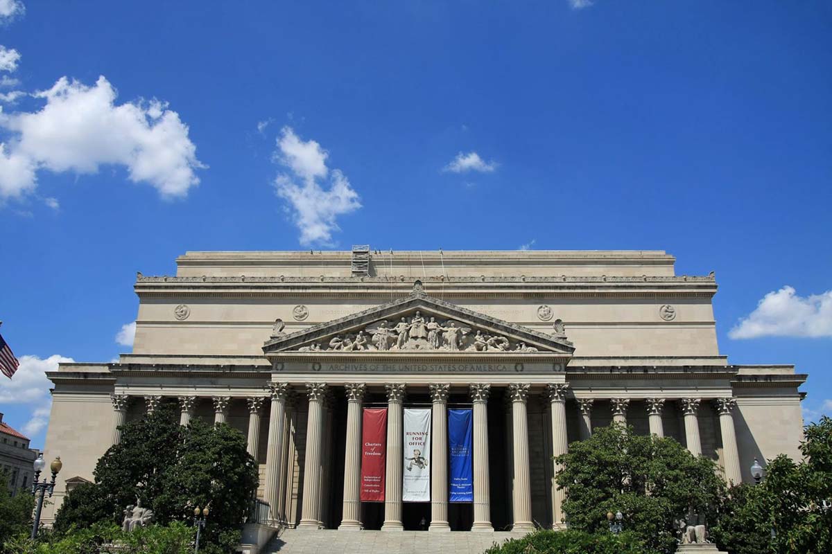 The U.S. National Archives in Washington, United States The U.S. National Archives in Washington, United States
