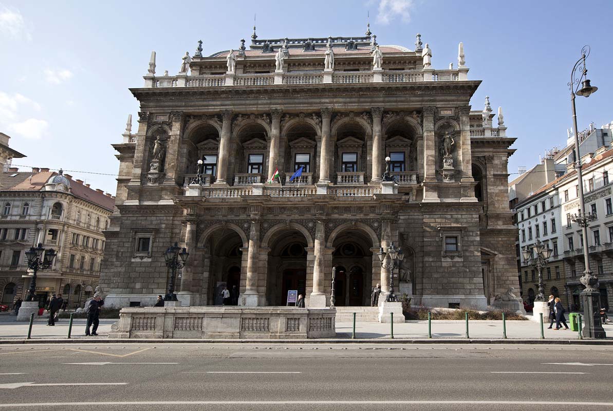 Hungarian State Opera House in Budapest, Hungary Hungarian State Opera House in Budapest, Hungary