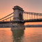 Széchenyi Chain Bridge in Budapest, Hungary