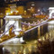 Széchenyi Chain Bridge in Budapest, Hungary