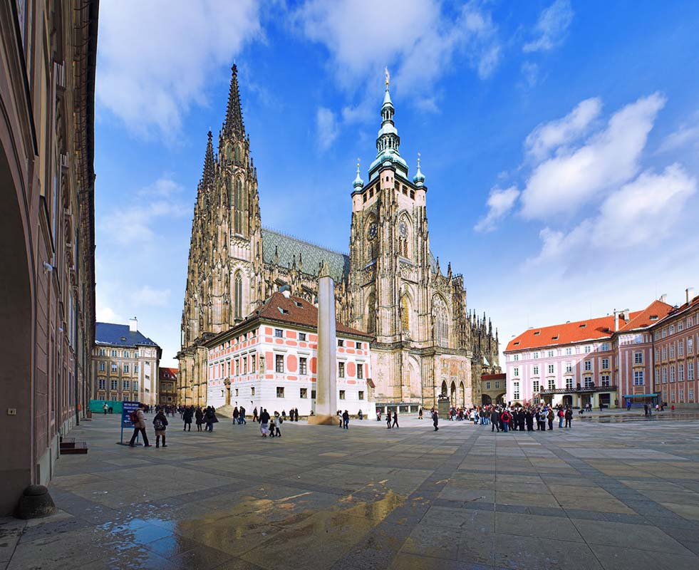 St. Vitus Cathedral in Prague, Czech Republic St. Vitus Cathedral in Prague, Czech Republic