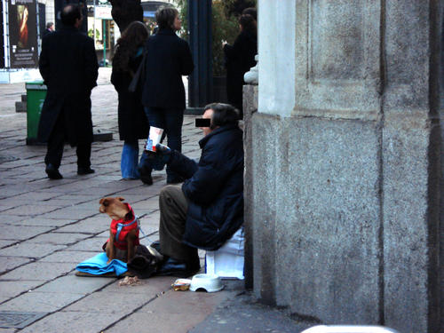 Via Montenapoleone in Milan, Italy