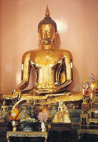 Temple of the Golden Buddha in Bangkok, Thailand