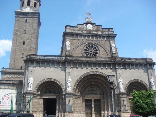 Manila Cathedral in Manila, Philippines