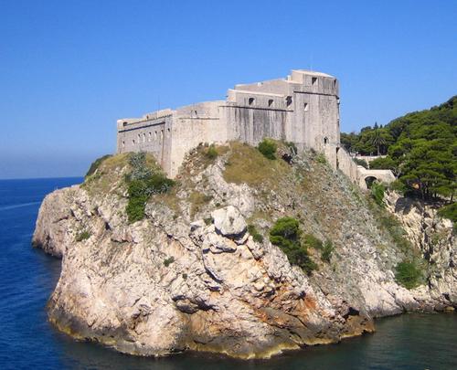 Lovrijenac Fort in Dubrovnik, Croatia