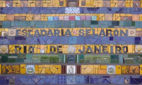 Selarón Staircase in Rio de Janeiro, Brazil
