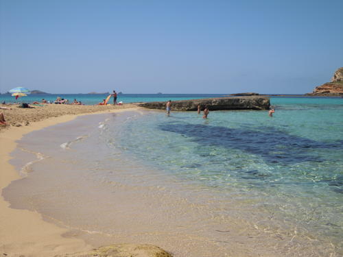 Cala Comte beach in Spain
