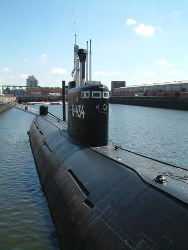 U-Boat Museum in Hamburg, Germany