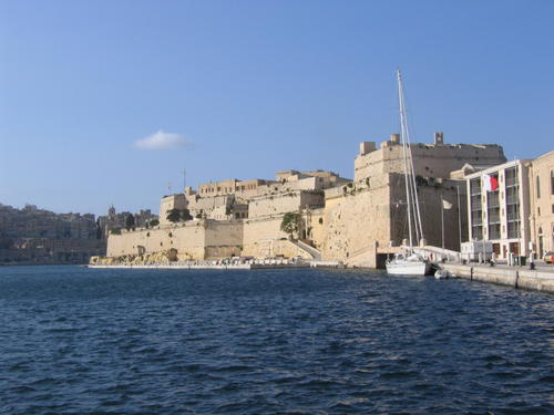 Fort St. Angelo in La Valletta, Malta