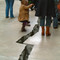 Tate Modern Crack admirer Tate Modern in London, United Kingdom