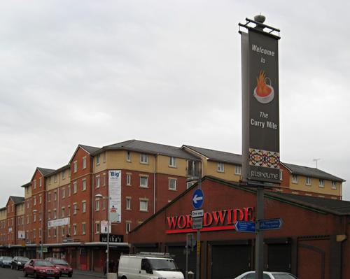 Curry Mile in Manchester, United Kingdom