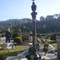 Mirador de Colom Catalunya en Miniatura-Monument a Colom Columbus Monument in Barcelona, Spain