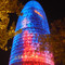 Agbar Tower in Barcelona, Spain