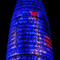 Agbar Tower in Barcelona, Spain