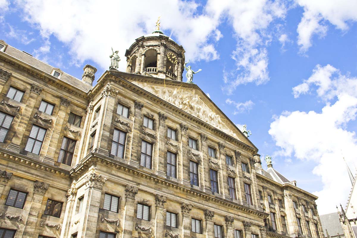 Royal Palace of Amsterdam in Amsterdam, Netherlands Royal Palace of Amsterdam in Amsterdam, Netherlands